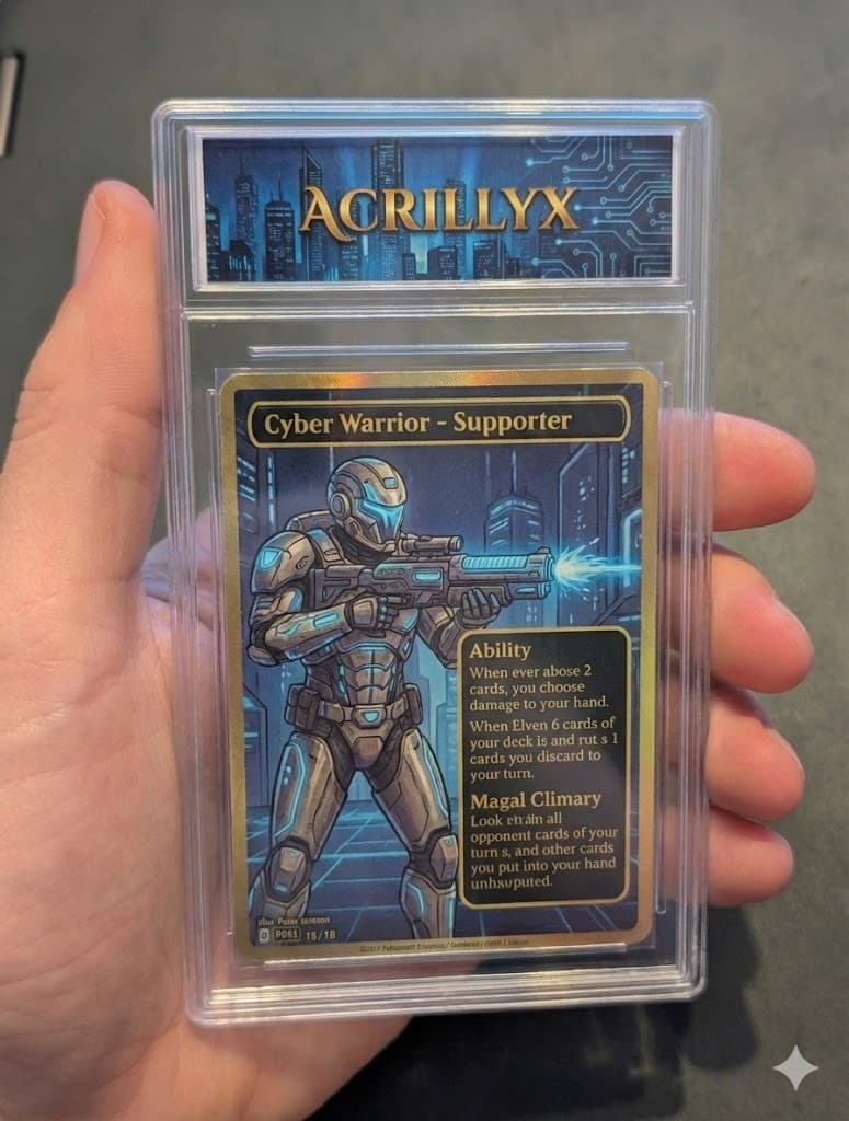 Premium Acryl Display – Trading Card